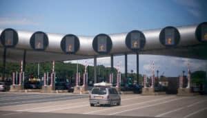 Poste de péage autoroute France