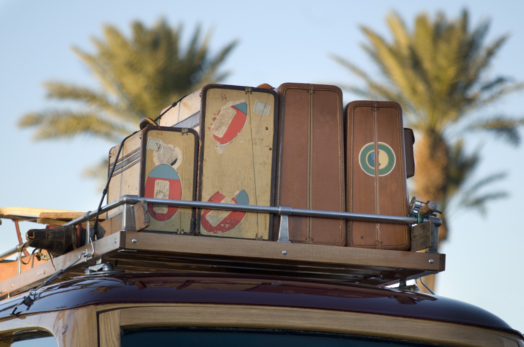 Отечественные авто чемодан на крыше