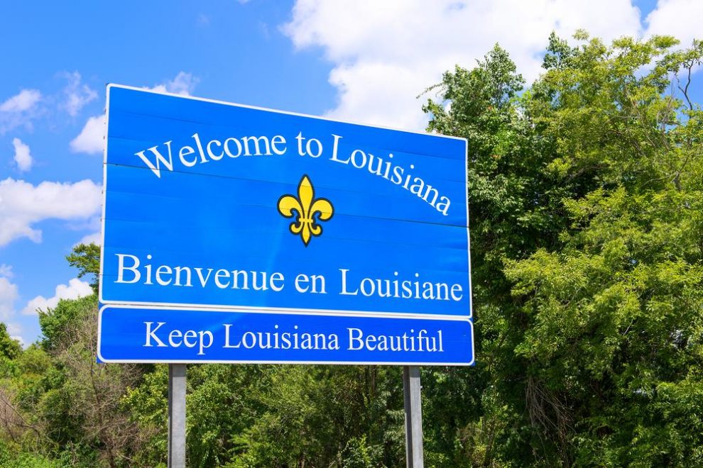 Op ontdekking van Louisiana en van New Orleans