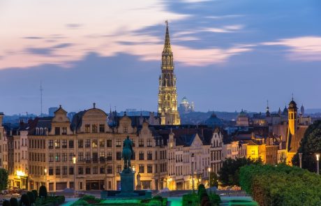 De panoramische terrassen van Brussel